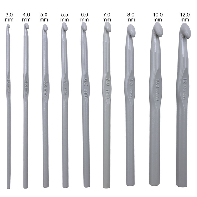 73121-73129 Ceramic Aluminum Crochet Hook