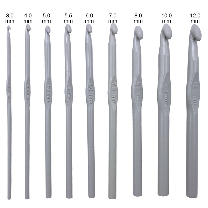 73121-73129 Ceramic Aluminum Crochet Hook