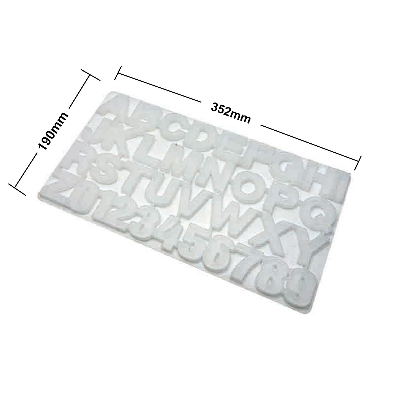 29307 Silicone Alphabet Mould