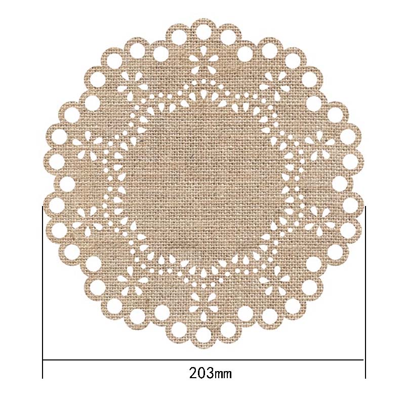 27371-27374 Burlap Doilies