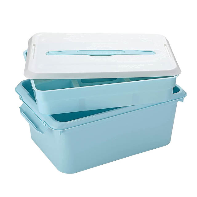 29650 Stack Carry Storage Box with Divided Tray