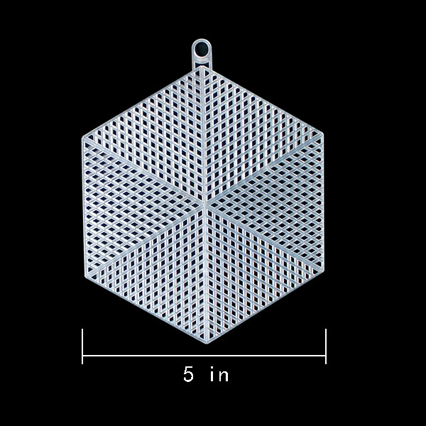 78125 PVC canvas hexagon shape