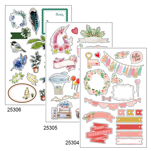 25301-25310 Stickers for Calender / Planner
