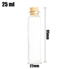 29531 25ML 4Pcs Mini Glass Bottle