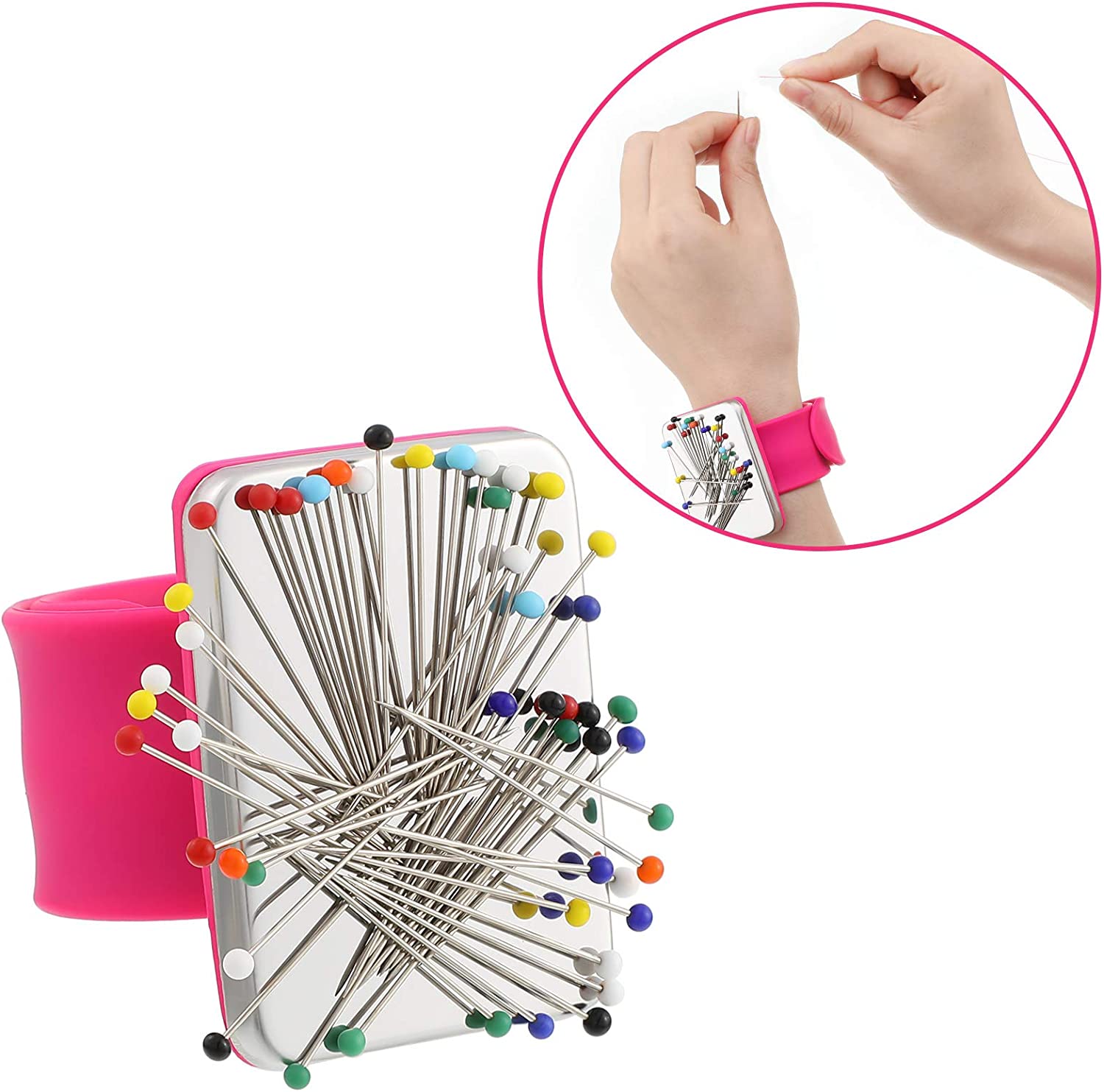 70516 Pin Cushion Magnetic Slap-on Wrist