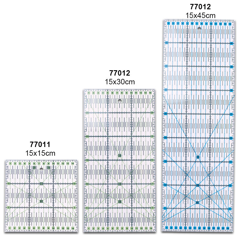 77011-77016 Sewing & Quilting Acrylic Ruler