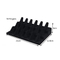 67703 Creative black velvet 18 finger ring display rack 