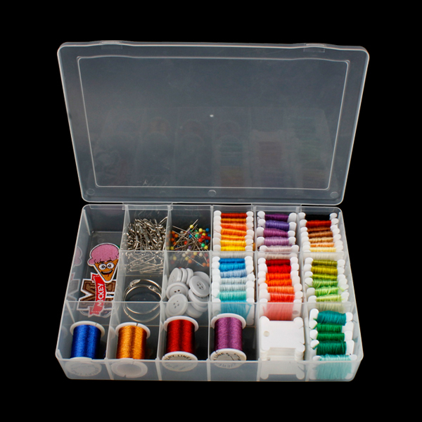 21801 17 Slot Bead Watch Parts Storage Box Craft Organizer