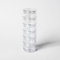 21834 Round plastic stackable containers