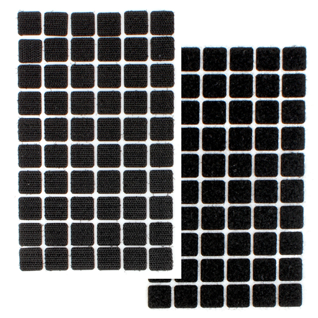 29026b Adhesive Backed Hook & Loop Fastener square Coins