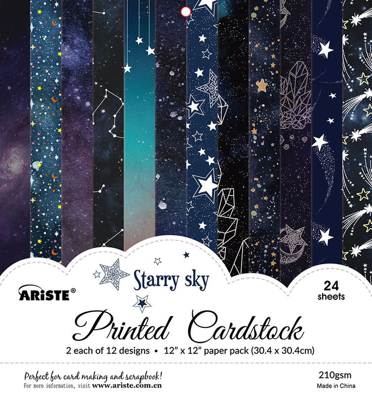 12 X 12 Paper Pad - Starry Sky