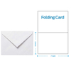 100 White Envelopes and Blank Cards