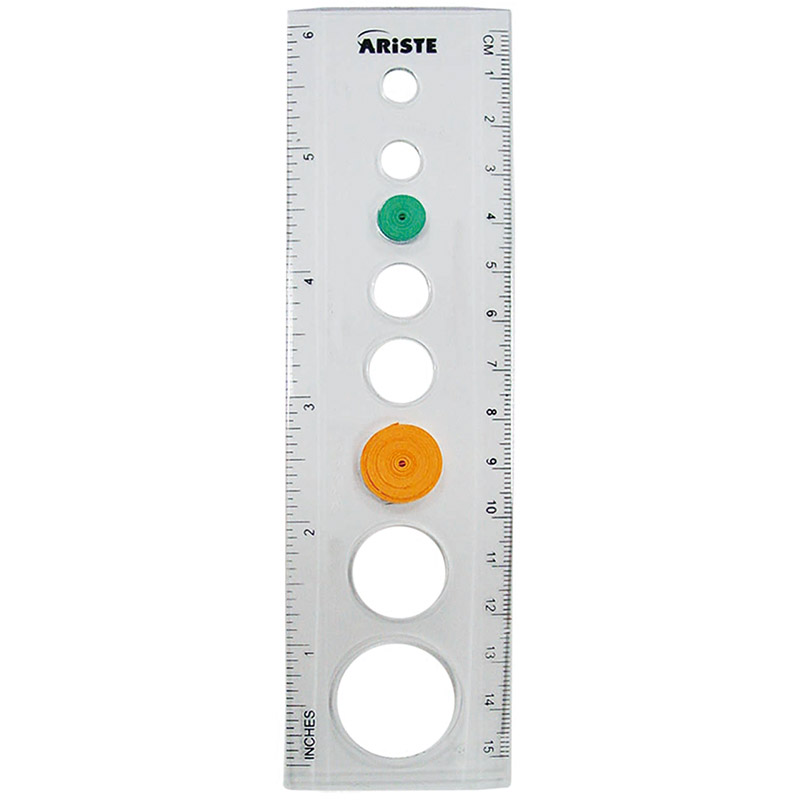 26223 15 cm straight 2 sided-measuring plastic office circle size ruler for kids