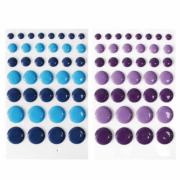 27516-27520 Enamel Dots Stickers