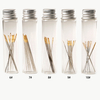 70420 Gold-eye Needles with Glass Storage Tube