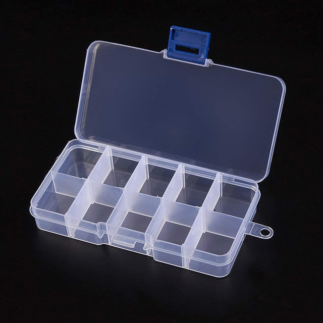 21865 Clear Hard Plastic Storage Box