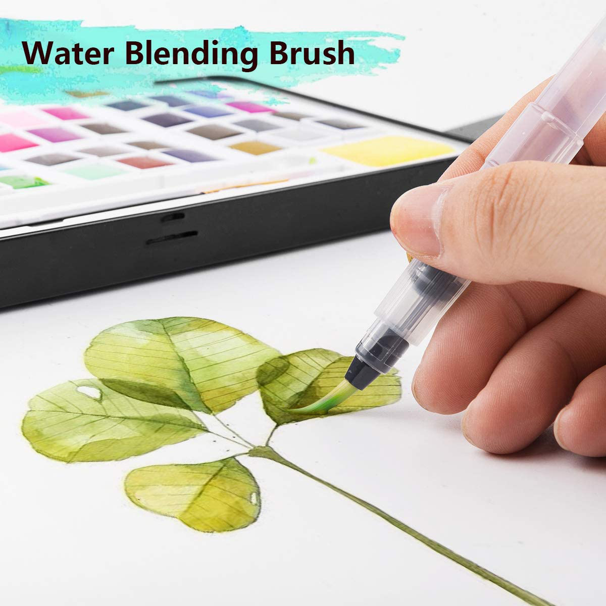 21109 plastic transparent water brush pen