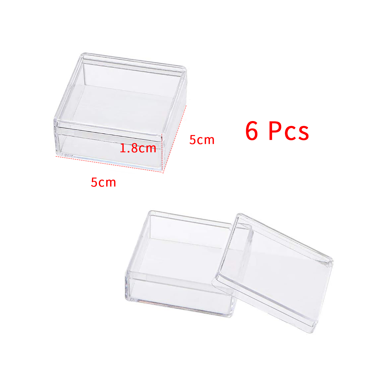 29519 2017 new customized transparent ps stackable plastic box 