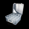 29527 Storage box with divider Transparent